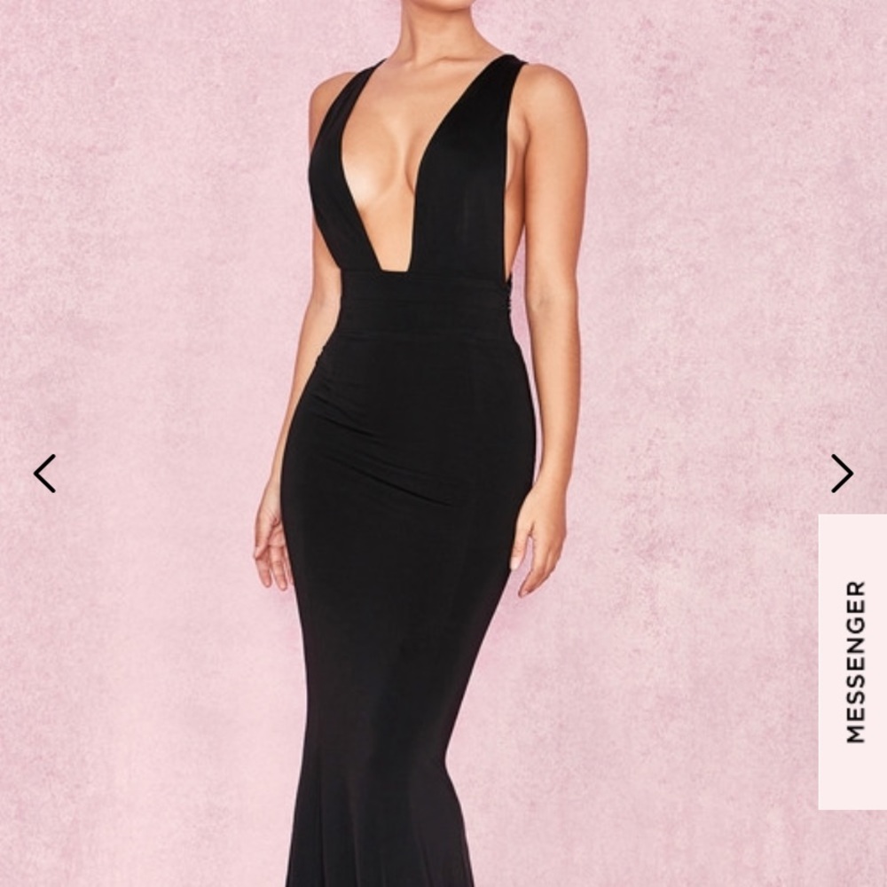 Black evening gown